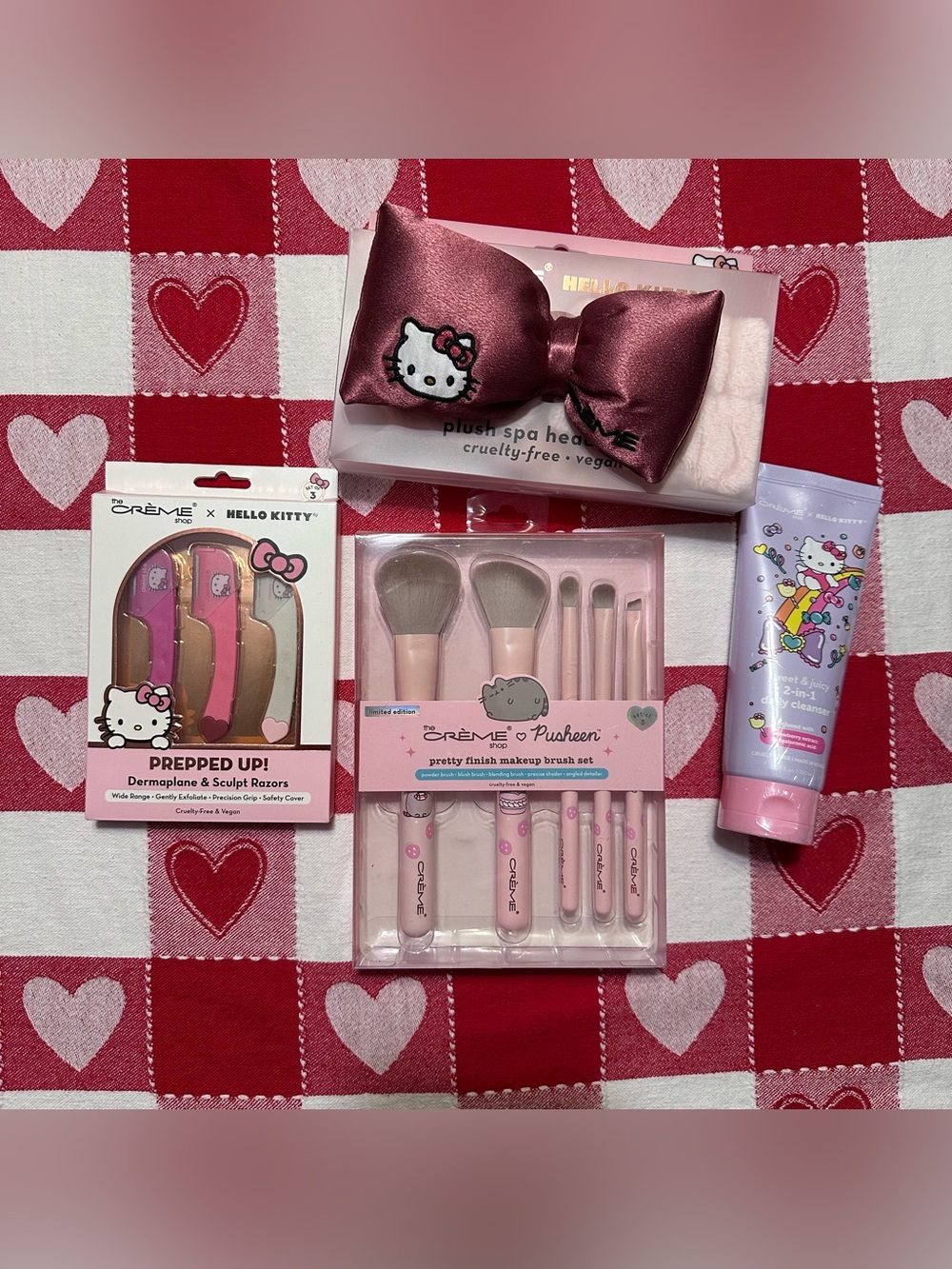 NWT The Creme Shop bundle hello kitty sanrio pusheen